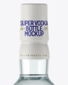 Clear Glass Vodka Bottle Mockup