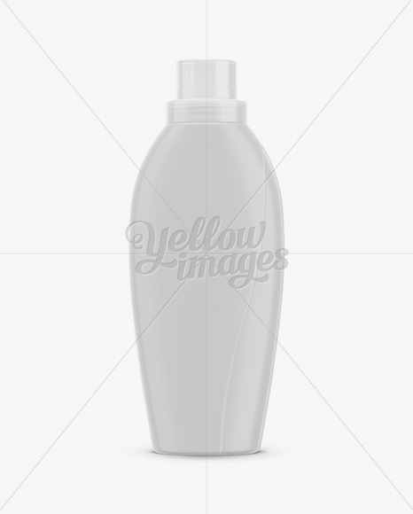 Clear Plastic Bottle With Shrink Sleeve Mockup