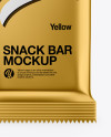 Metallic Snack Bar Mockup