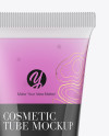 Semitransparent Cosmetic Soft Tube Mockup