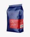 1kg Matte Coffee Bag Mockup