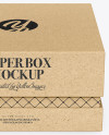 Kraft Paper Box Mockup