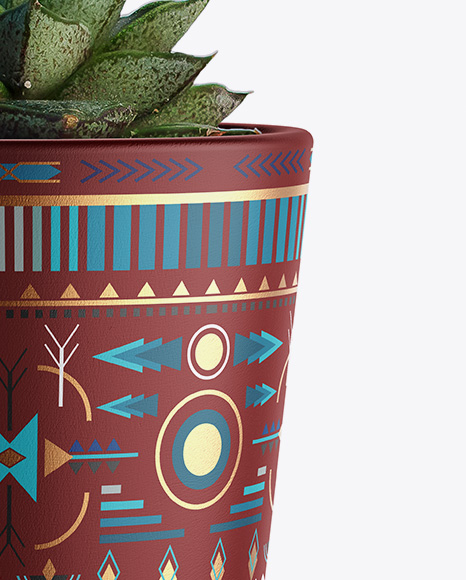 Ceramic Plant Pot Mockup