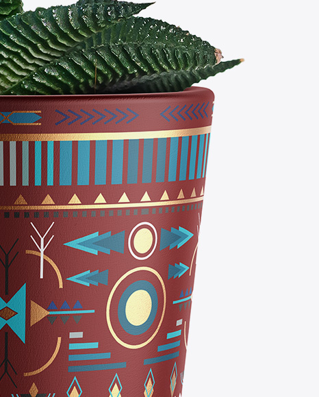 Ceramic Plant Pot Mockup