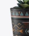 Matte Plant Pot Mockup