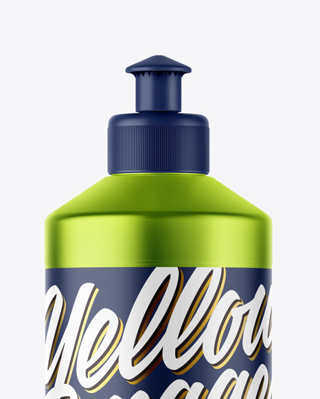Metallic Plastic Bottle Mockup Metallic Plastic Bottle Mockup