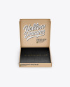 Opened Kraft Paper Box Mockup