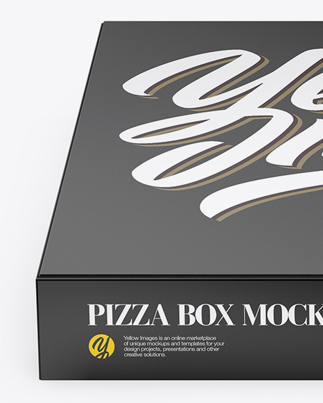 Pizza Textured Box - Front View