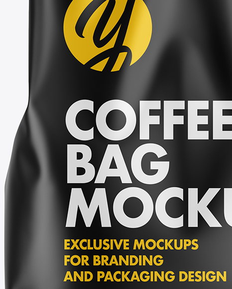 Matte Coffee Bag Mockup