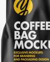 Matte Coffee Bag Mockup