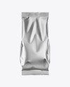 Matte Metallic Coffee Bag Mockup