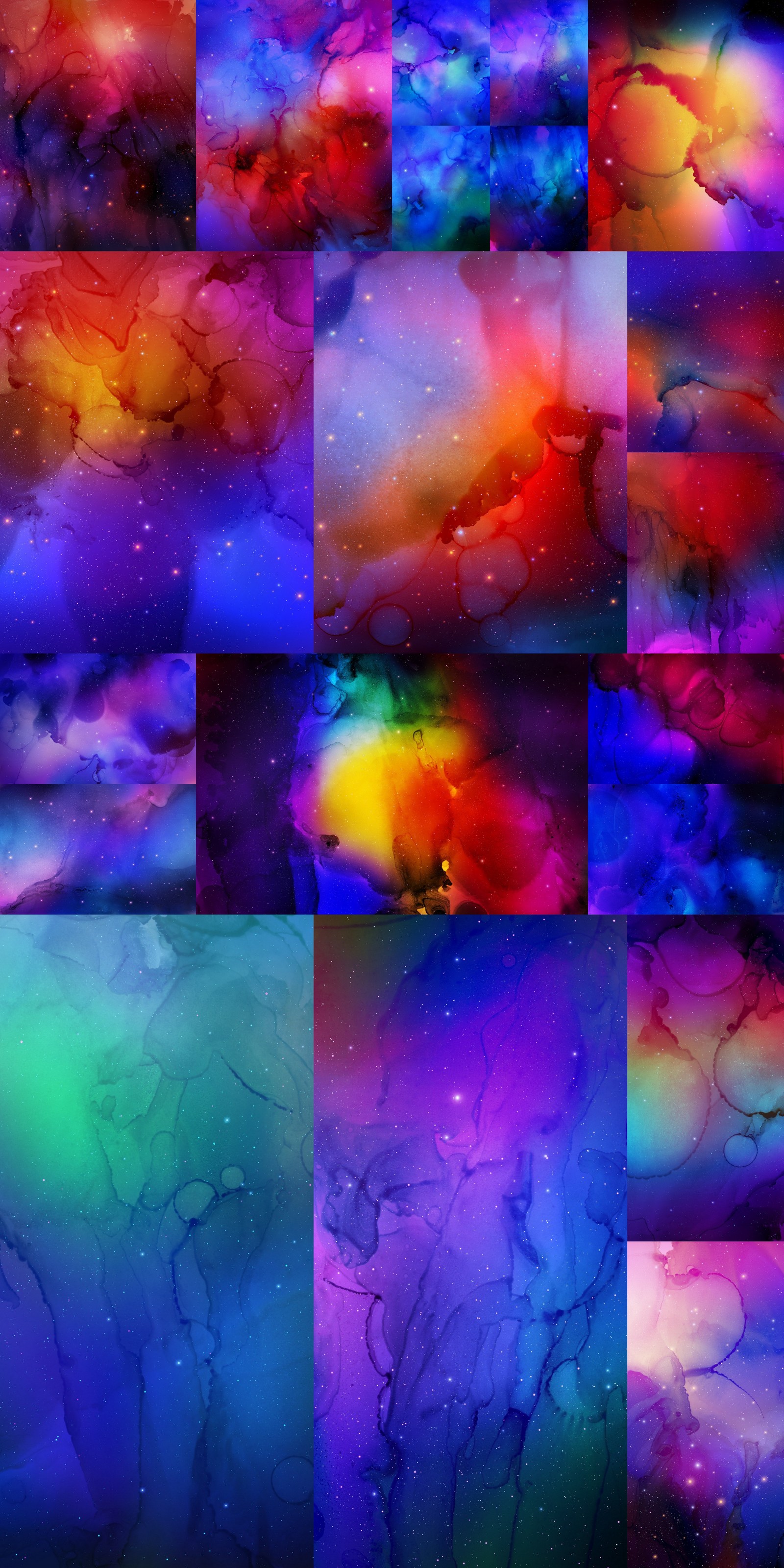 Nebula Ink Backgrounds