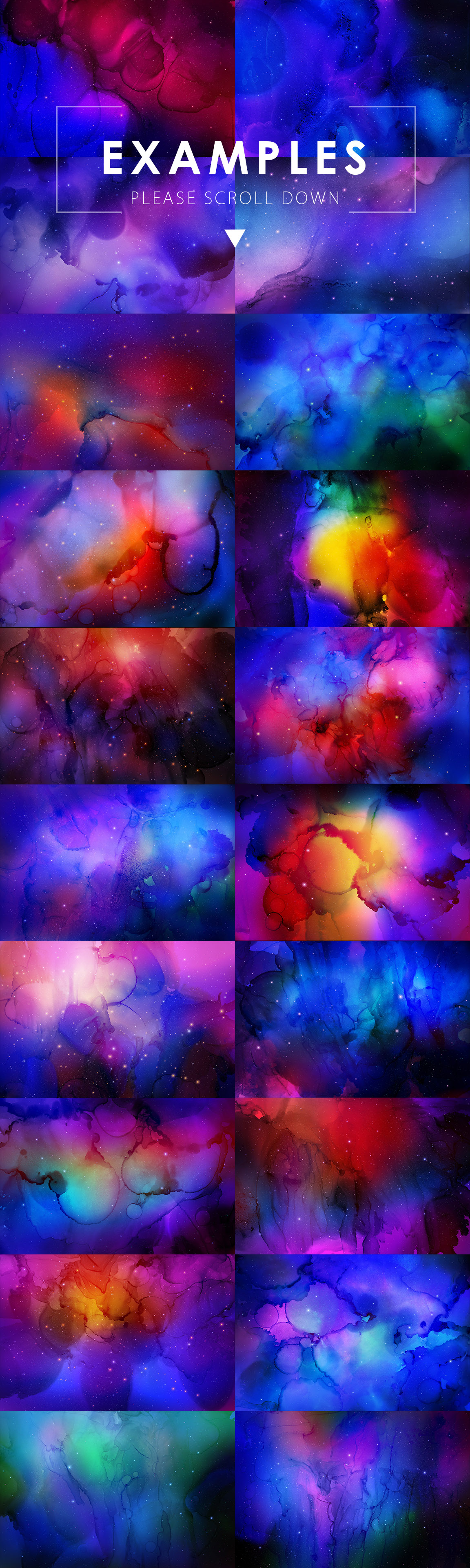 Nebula Ink Backgrounds