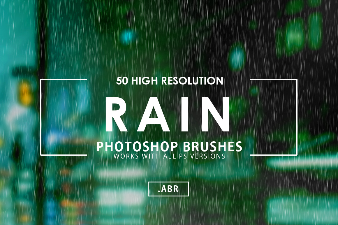 50 Rain Photoshop Brushes 50 Rain Photoshop Brushes