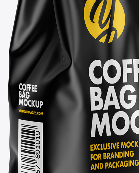 Matte Coffee Bag Mockup