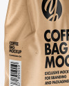 Kraft Coffee Bag Mockup