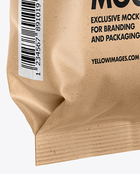 Kraft Coffee Bag Mockup