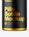 Metallic Pills Bottle Mockup Metallic Pills Bottle Mockup