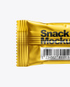 Matte Metallic Snack Bar Mockup