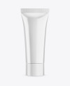 Glossy Cosmetic Plastic Tube Mockup