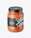 700ml Clear Glass Sauce Jar Mockup 700ml Clear Glass Sauce Jar Mockup