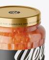 700ml Clear Glass Sauce Jar Mockup 700ml Clear Glass Sauce Jar Mockup