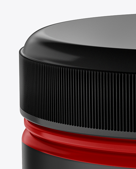 Glossy Cosmetic Jar Mockup