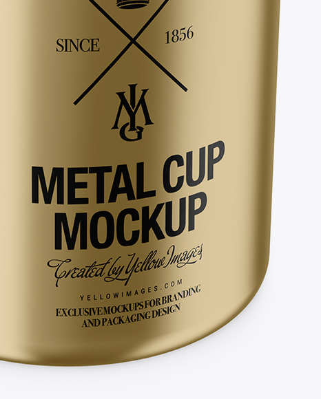 Metal Cup Mockup