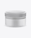 Matte Cosmetic Jar Mockup