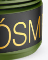 Matte Cosmetic Jar Mockup