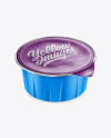 Matte Cup with Foil Lid Mockup - High-Angle Shot