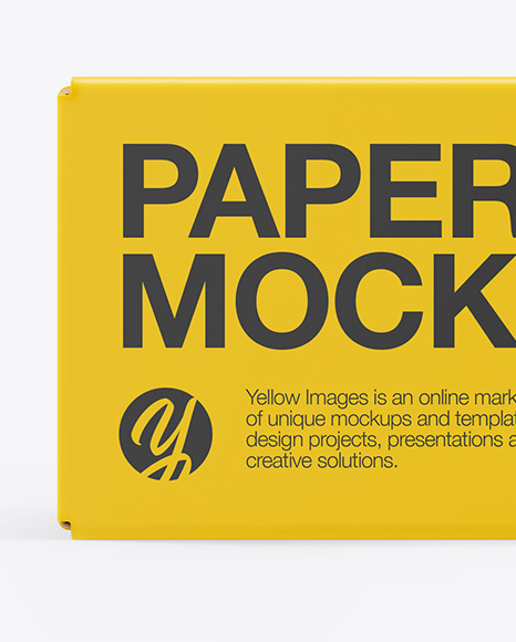 Paper Box Mockup