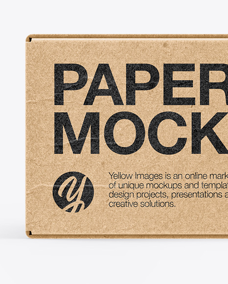 Kraft Box Mockup