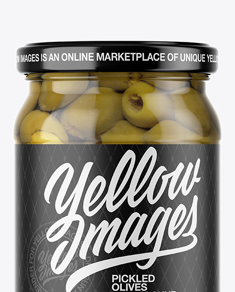 Olives Jar Mockup