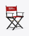 Glossy Director&#039;s Chair Mockup