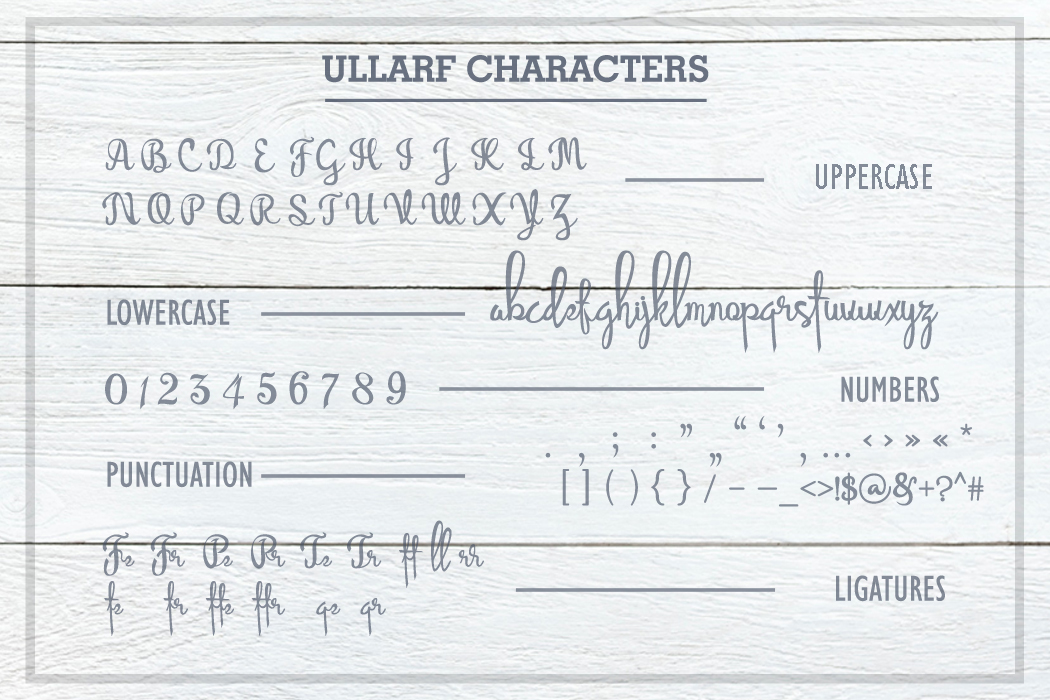 Ullarf Font Ullarf Font