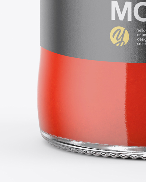 Tomato Juice Bottle Mockup