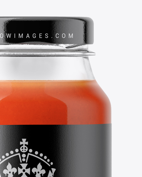 Tomato Juice Bottle Mockup