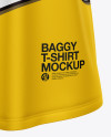 Men's Baggy T-Shirt Mockup