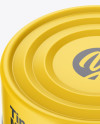 Matte Tin Can Mockup