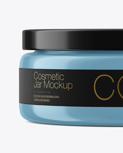 Cosmetic Jar Mockup