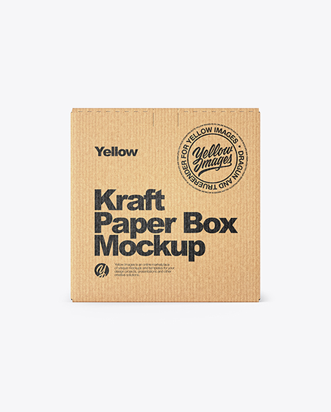 Kraft Paper Box Mockup