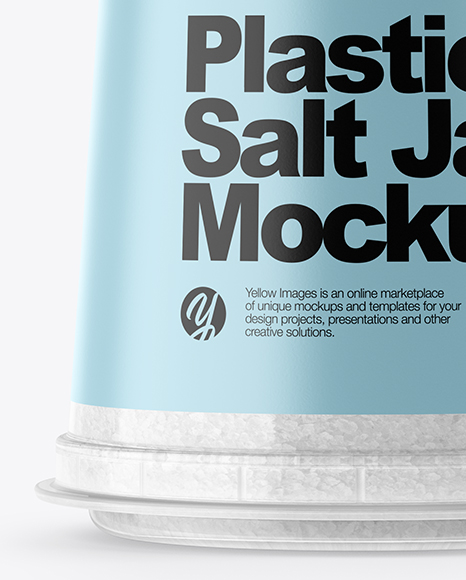 Spice Jar w/ Salt Mockup