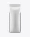 1000g Matte Coffee Bag Mockup - Front View