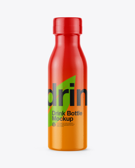 Bottle with Condensation in Shrink Sleeve
