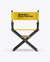 Matte Director's Chair Mockup