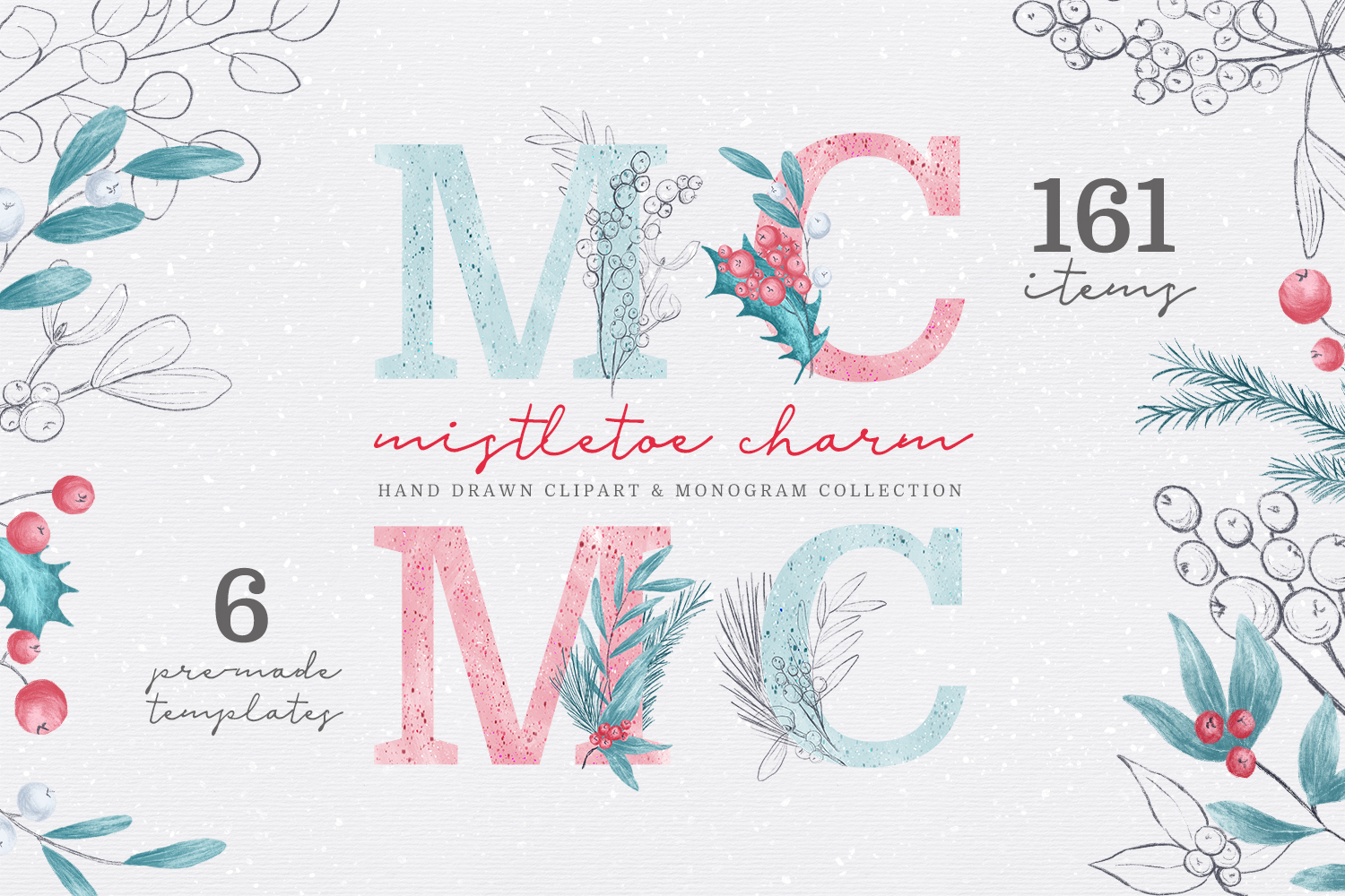 Mistletoe Charm Collection Mistletoe Charm Collection