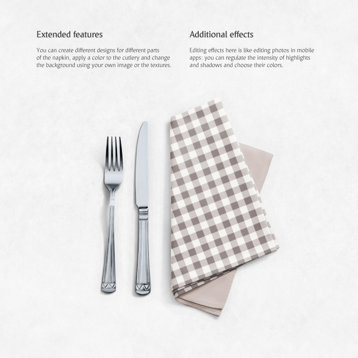 Napkin Mockups Set