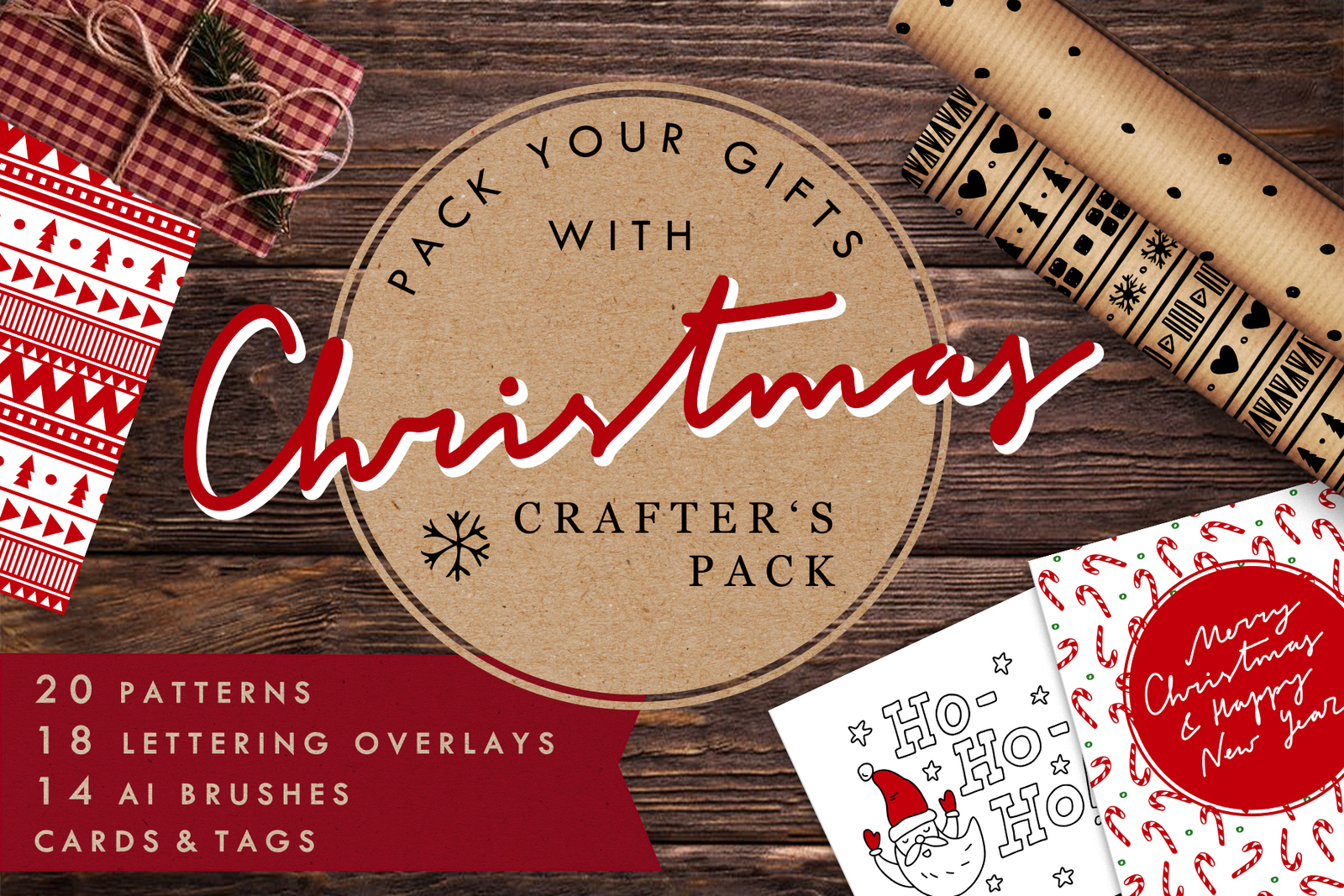 Christmas Crafters Pack – for DIY projects