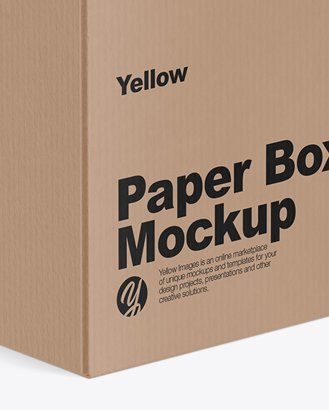 Kraft Box Mockup